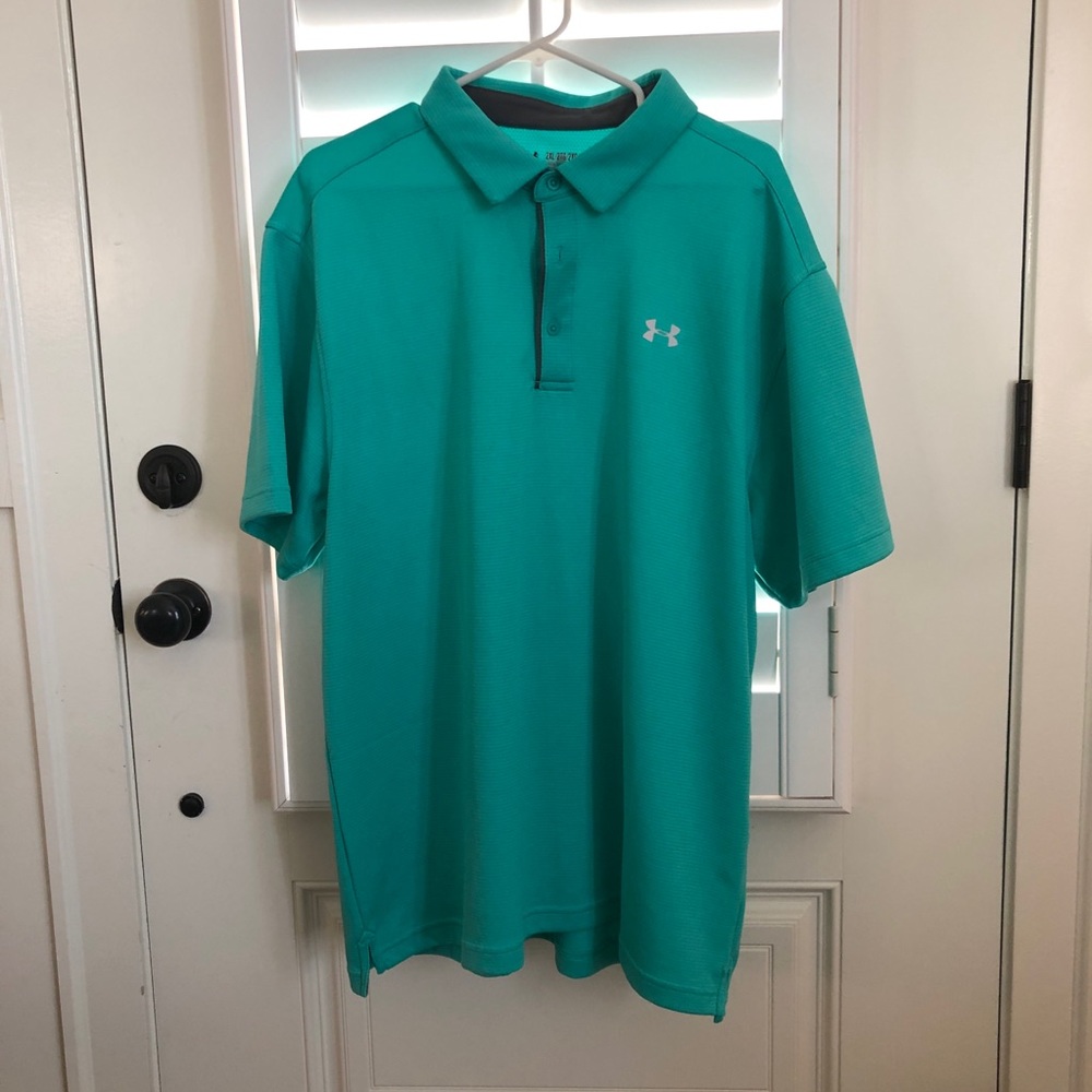 Under Armour heat gear polo shirt.